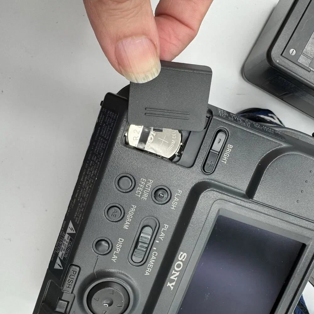 Sony Mavica MVC-FD75 Digital Camera 10x Zoom Tested Working Kit